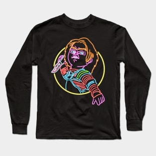 Chucky neon style Long Sleeve T-Shirt